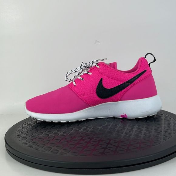 Nike Roshe Run Pink Athletic Running Shoes 599729-600 Women’s Size 6 (4.5Y) - Picture 9 of 12